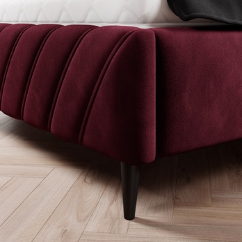 Posteľ TIA vínová, 160x200 cm 6