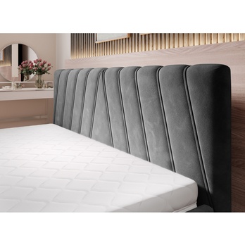 Posteľ TIA sivá, 140x200 cm 4