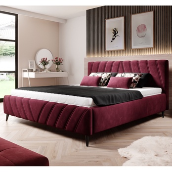 Posteľ TIA vínová, 180x200 cm 3
