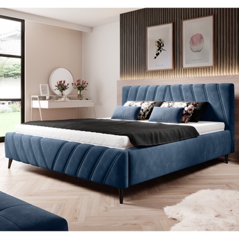 Posteľ TIA modrosivá, 180x200 cm 3