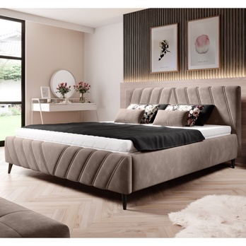 Posteľ TIA béžová, 160x200 cm 3