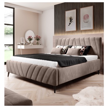 Posteľ TIA béžová, 140x200 cm 1