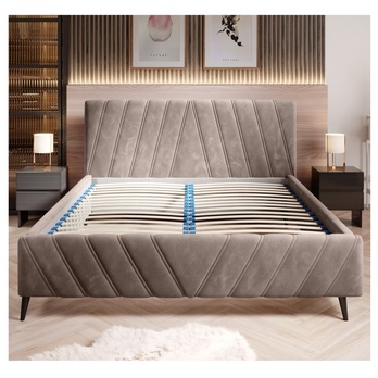 Posteľ TIA béžová, 140x200 cm 2