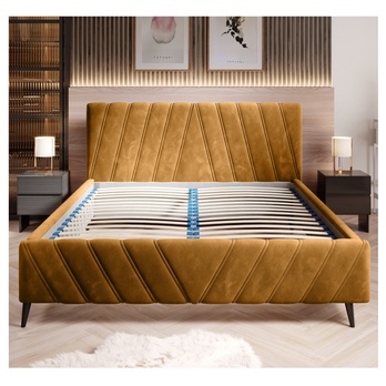 Posteľ TIA žltá, 140x200 cm 2