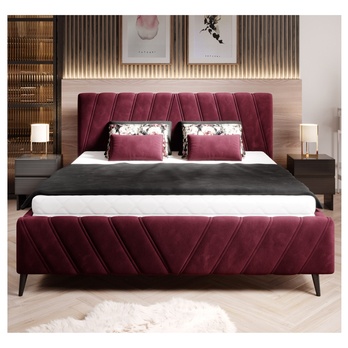 Posteľ TIA vínová, 140x200 cm 3