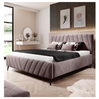 Posteľ TIA svetlofialová, 140x200 cm 1