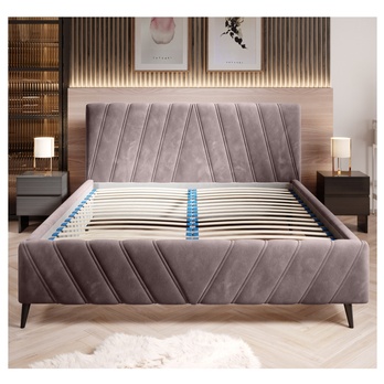 Posteľ TIA svetlofialová, 140x200 cm 2