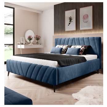 Posteľ TIA modrosivá, 140x200 cm 1