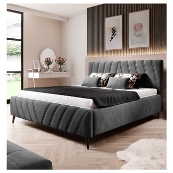 Posteľ TIA sivá, 140x200 cm 1