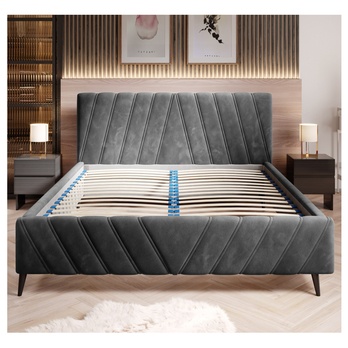 Posteľ TIA sivá, 140x200 cm 2