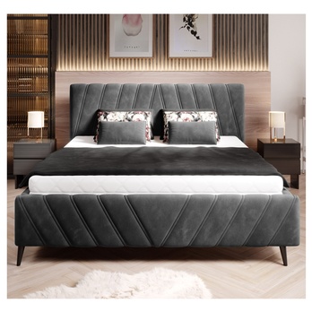 Posteľ TIA sivá, 140x200 cm 3