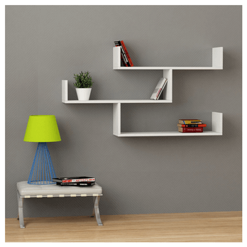 Nástenná polica TIBET biela 1