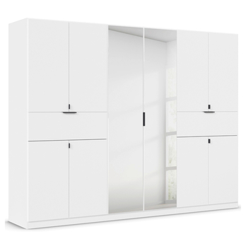 Šatníková skriňa TICAO VI alpská biela, šírka 271 cm 3