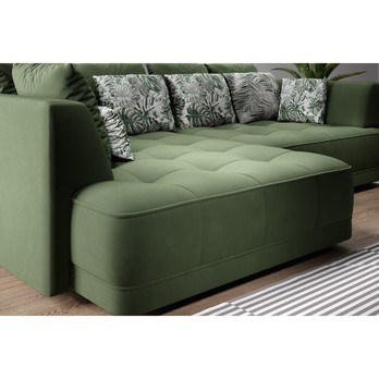 Sedacia súprava TIGA ľavá, zelená 2