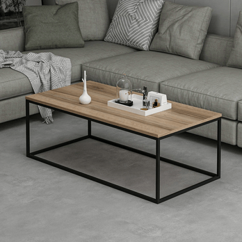 Konferenčný stolík TIGER orech/čierna 1