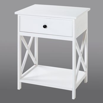 Prístavný stolík TIMMY biela 2