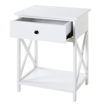 Prístavný stolík TIMMY biela 3
