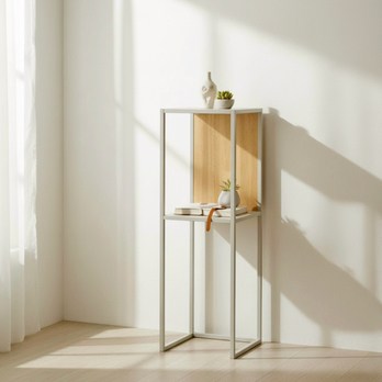 Konzolový stolík TIMON dub/kašmírová, výška 75 cm 1