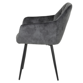 Jedálenská stolička TINA I S vintage antracitová 3