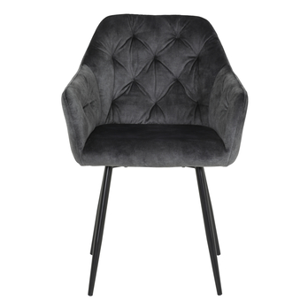 Jedálenská stolička TINA I S vintage antracitová, sada 2 ks 2