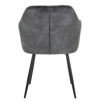 Jedálenská stolička TINA I S vintage antracitová, sada 2 ks 5