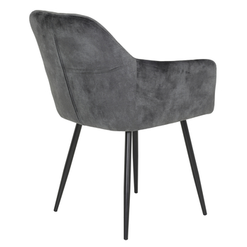 Jedálenská stolička TINA I S vintage antracitová, sada 2 ks 6