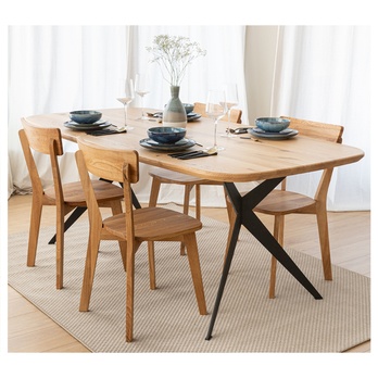 Jedálenský stôl TINA dub, 160x90 cm 1