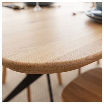 Jedálenský stôl TINA dub, 200x100 cm 3