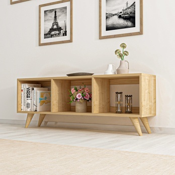 TV stolík TINA prírodná 3