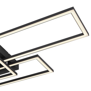Stropné LED svietidlo TINY čierny kov 5