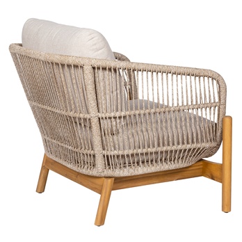 Záhradné kreslo TIRROCANO hnedá/béžová, šírka 86 cm 3
