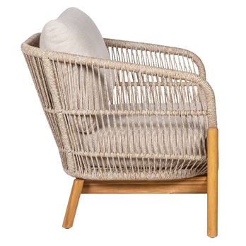 Záhradné kreslo TIRROCANO hnedá/béžová, šírka 86 cm 4