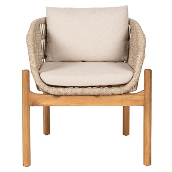 Záhradné kreslo TIRROCANO hnedá/béžová, šírka 65 cm 1