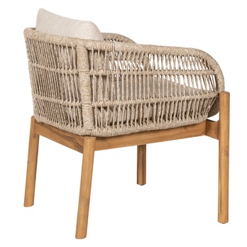 Záhradné kreslo TIRROCANO hnedá/béžová, šírka 65 cm 3