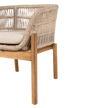 Záhradné kreslo TIRROCANO hnedá/béžová, šírka 65 cm 5