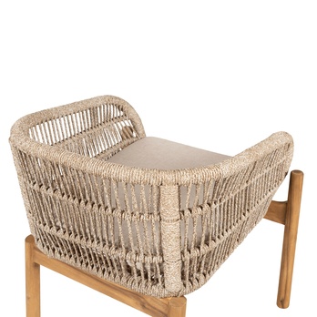 Záhradné kreslo TIRROCANO hnedá/béžová, šírka 65 cm 6