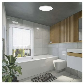 Stropné kúpeľňové svietidlo TIVI biela 1