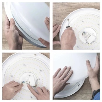 Stropné kúpeľňové svietidlo TIVI biela 7