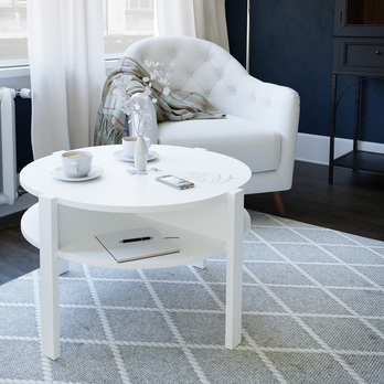 Konferenčný stolík TOBAGO biela 1