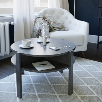 Konferenčný stolík TOBAGO betón/tmavosivá 1