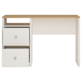 Písací stôl TODI alpská biela/dub vicenza 2