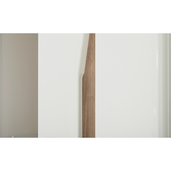 Vitrína TOLEDO biela/dub stirling 5