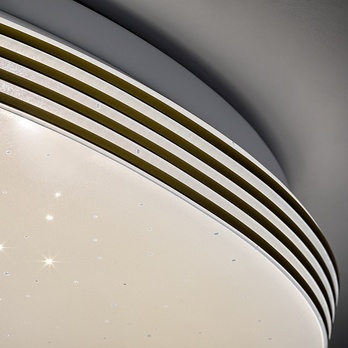 Stropné svietidlo TOMA zlatá/biela 3