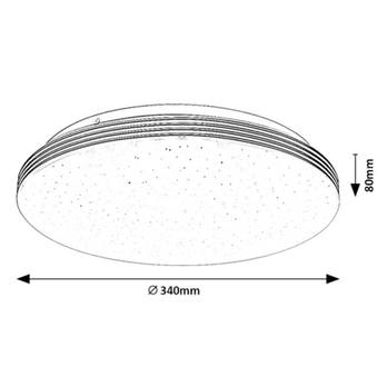 Stropné svietidlo TOMA zlatá/biela 7