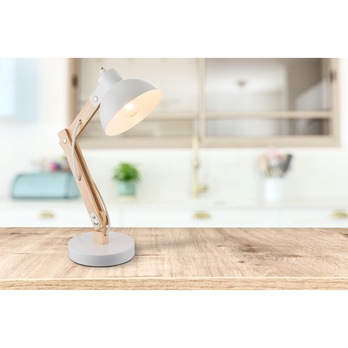 Stolná lampa TONGARIRO biela 1
