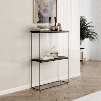 Konzolový stolík TONI čierna, šírka 60 cm 1