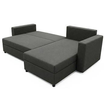 Sedací souprava TOP-L MAKALU tmavosivá 2