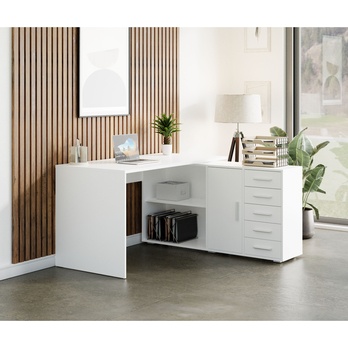 Písací stôl TOP biela 1