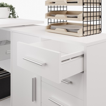 Písací stôl TOP biela 2