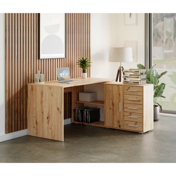 Písací stôl TOP dub artisan 1